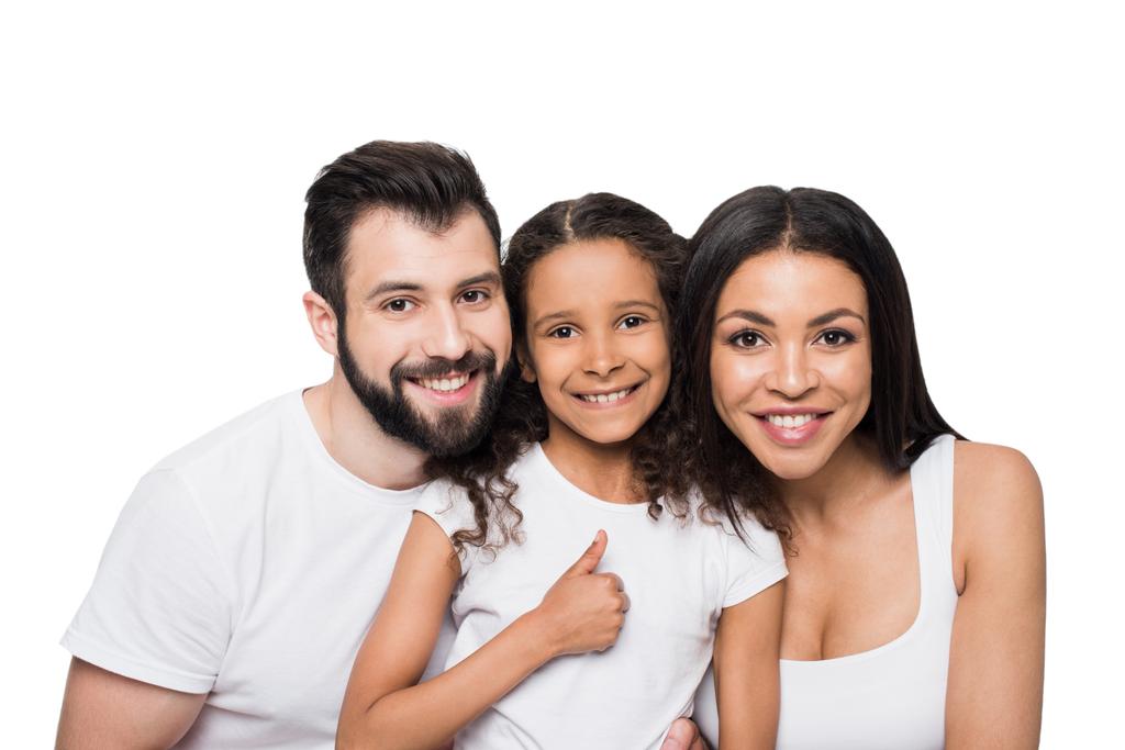 Mutlu çok ırklı aile  - Fotoğraf, Görsel