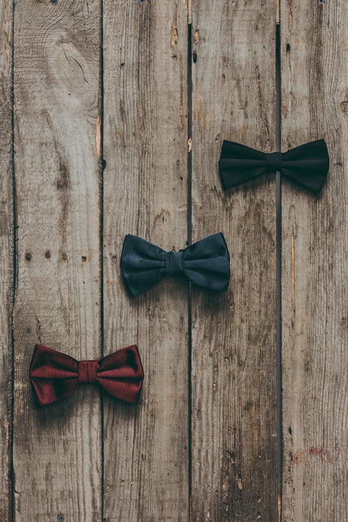 classic bow ties on wooden tabletop - Photo, Image