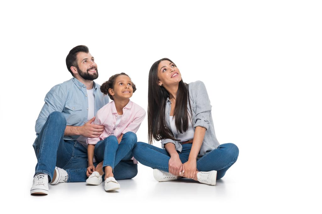 Boldog többnemzetiségű család - Fotó, kép