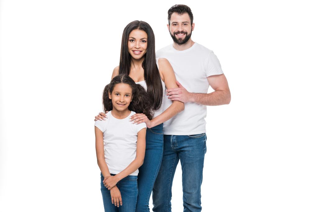 Família multiétnica feliz
 - Foto, Imagem