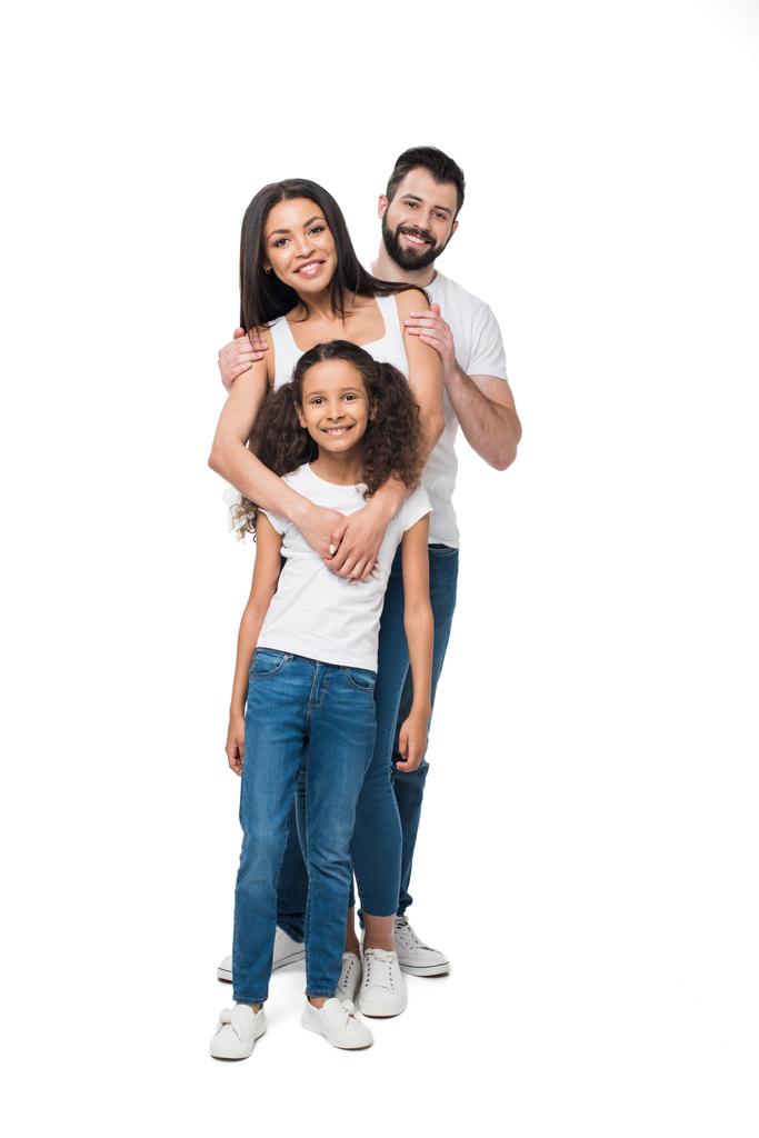 Boldog többnemzetiségű család - Fotó, kép