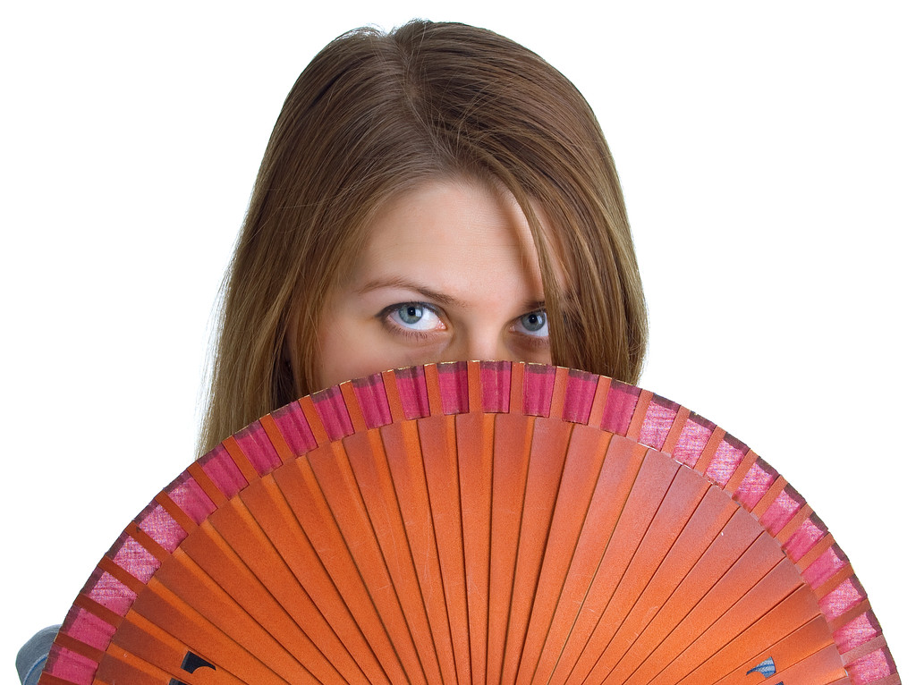Красиві жінки з вентилятором
 - Фото, зображення
