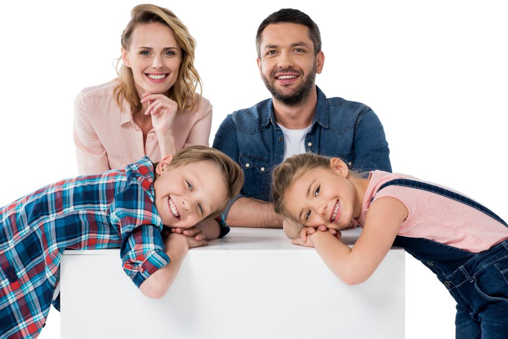 boldog elegáns család - Fotó, kép