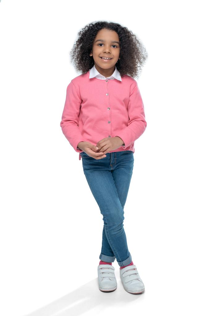 маленька афроамериканська дівчинка
  - Фото, зображення
