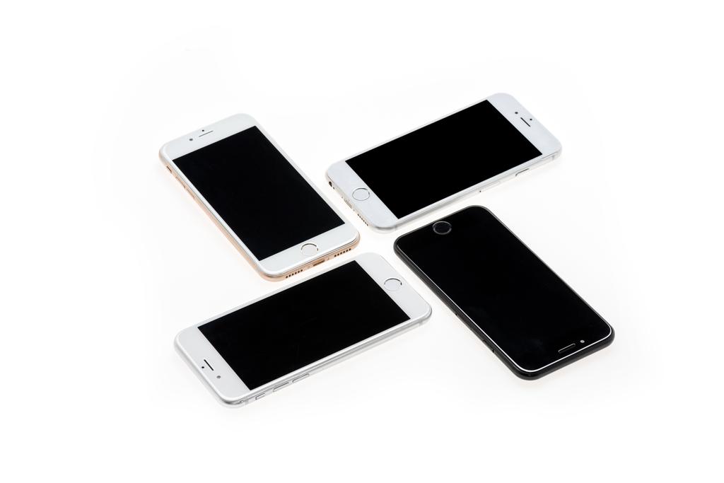 smartphones con pantallas en blanco
 - Foto, imagen