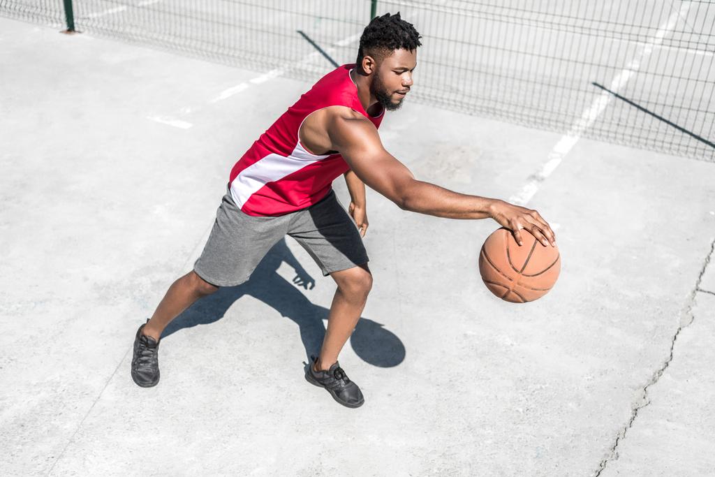 Afryki amerykański koszykarz - Zdjęcie, obraz