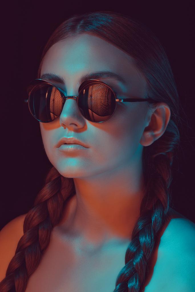 mujer en gafas de sol de moda
 - Foto, Imagen