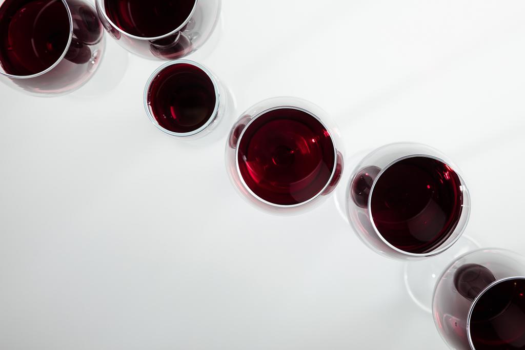 red wine in glasses - Photo, Image