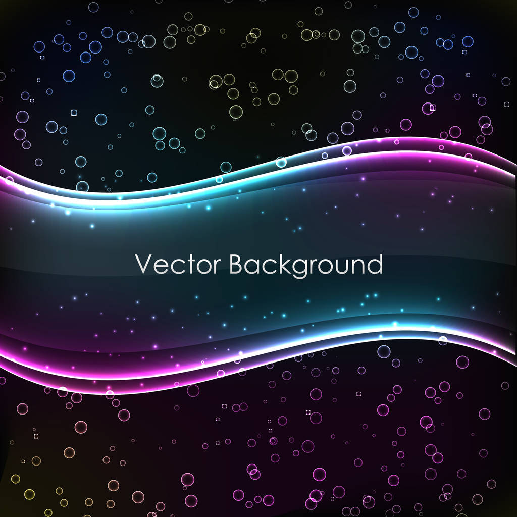 Abstracte gloeiende achtergrond - Vector, afbeelding