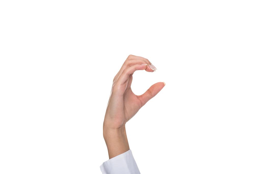 persoon ondertekende taal gebaren - Foto, afbeelding