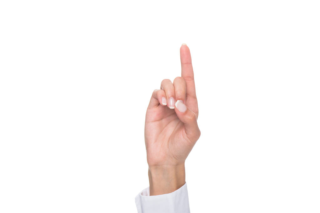 persona señalando con el dedo
 - Foto, imagen