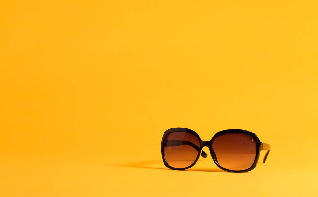 black sunglasses close up - Photo, Image