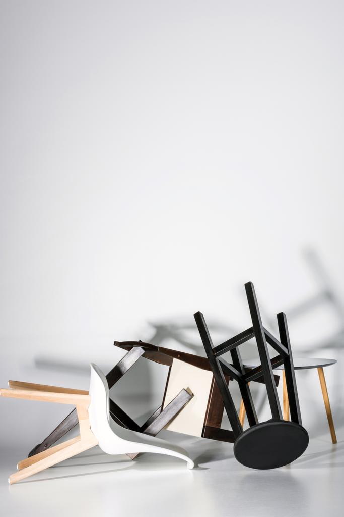 Pile of stylish chairs - Photo, Image