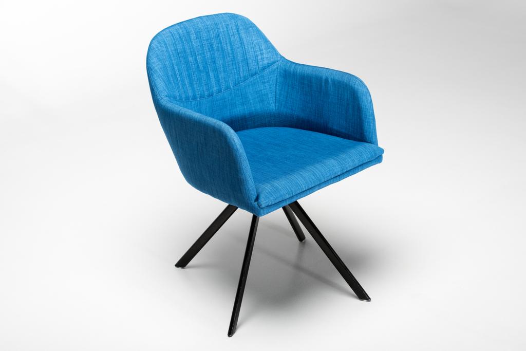 stilvoller blauer Stuhl - Foto, Bild