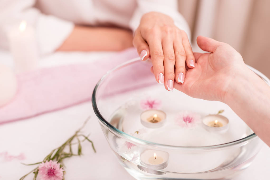 Spa treatment for female hands - Photo, Image