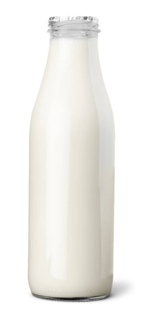 close-up of milk bottle - Photo, Image