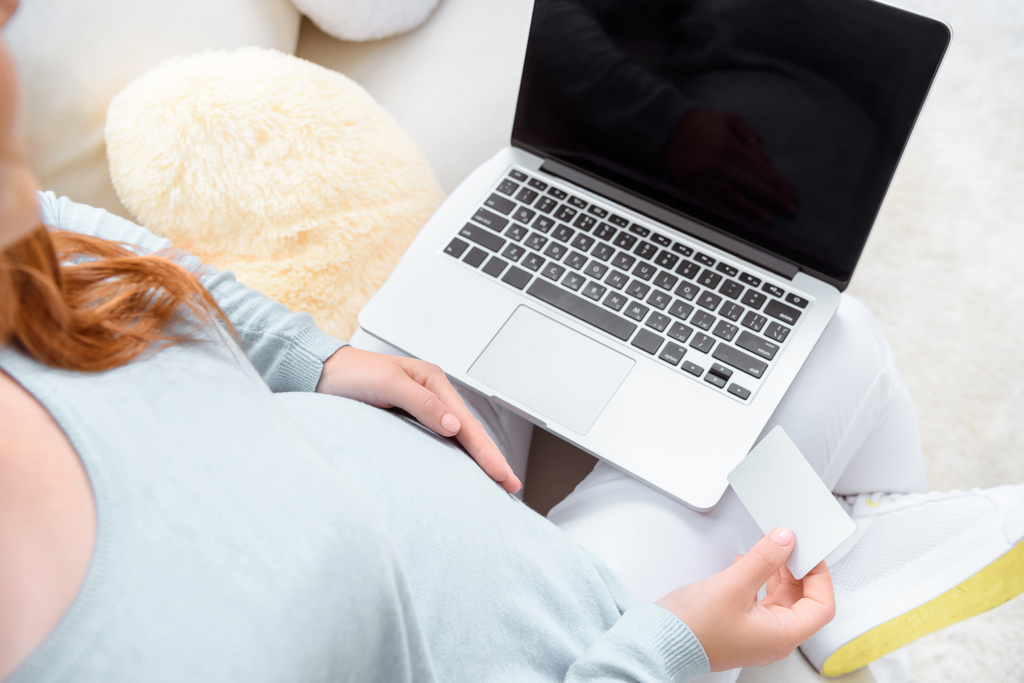 terhes nő online vásárlás - Fotó, kép