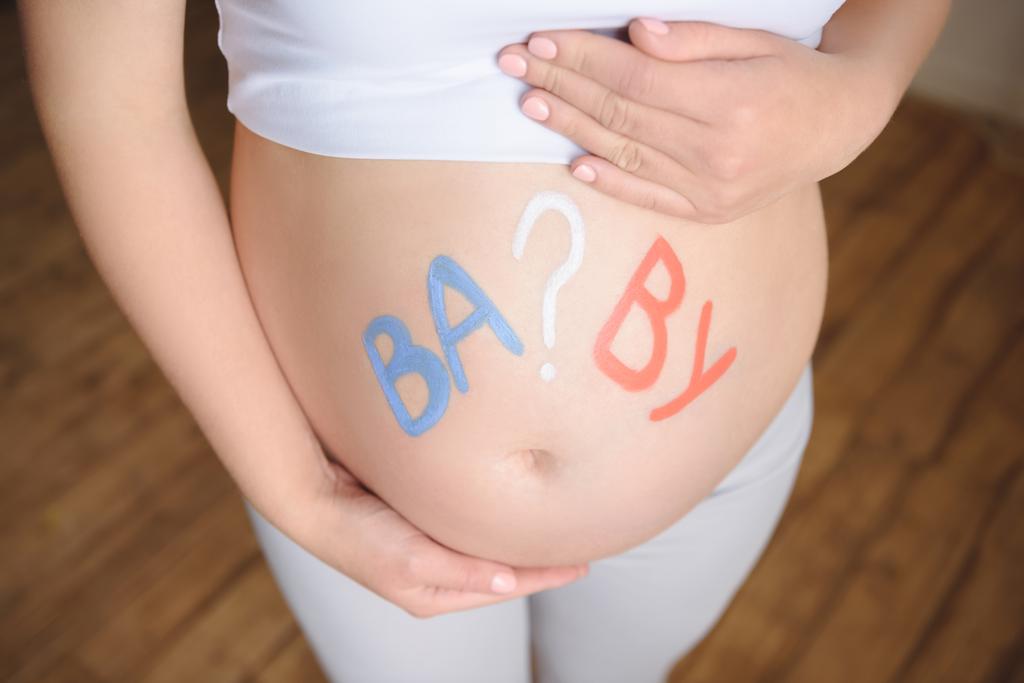 raskaana oleva nainen vauvan sana
 - Valokuva, kuva