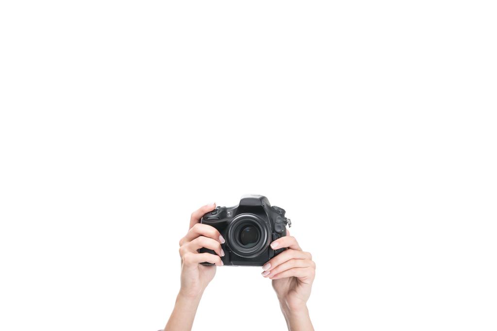 Fotógrafo tirando foto na câmera - Foto, Imagem
