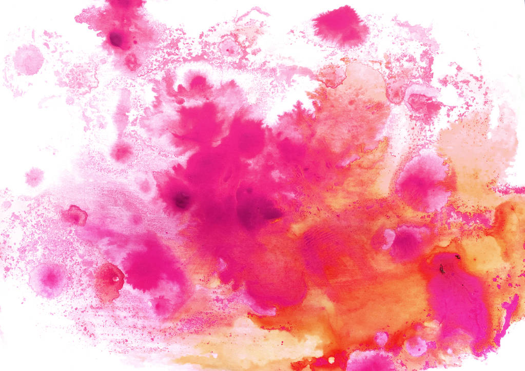 Hand drawn watercolor background - Photo, Image