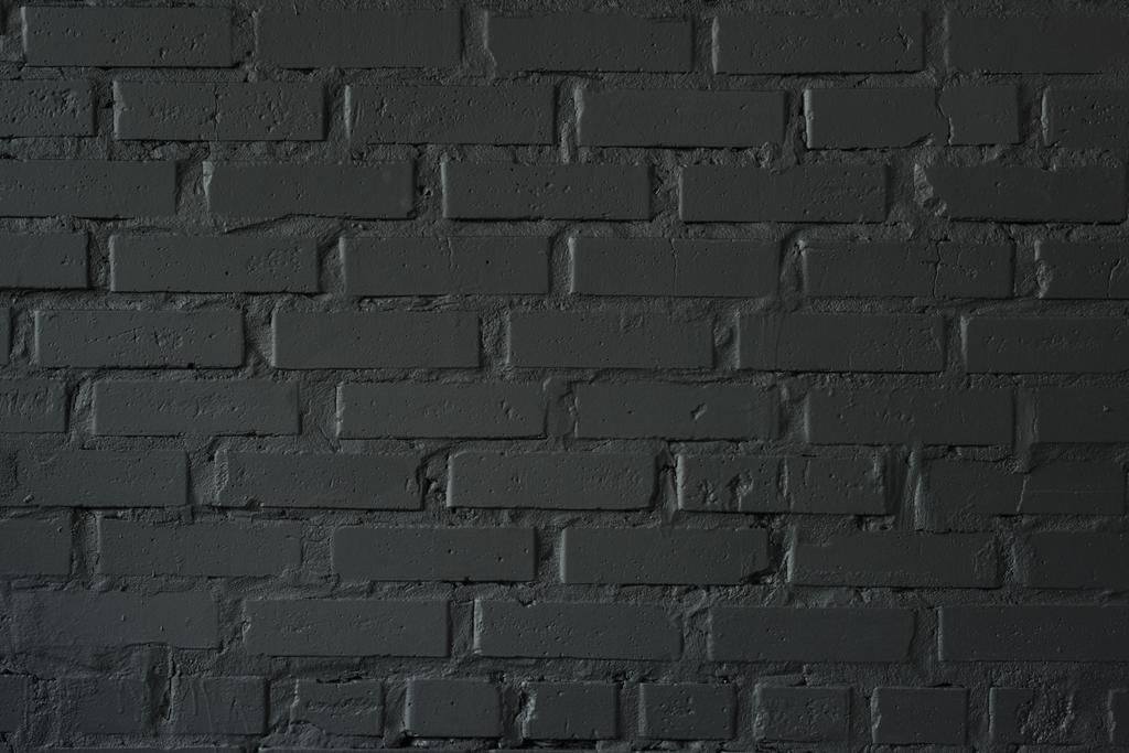 Zwarte baksteen muur achtergrond - Foto, afbeelding