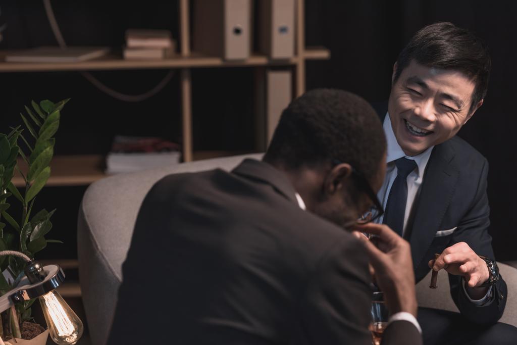 multiethic businessmen laughing - Photo, Image