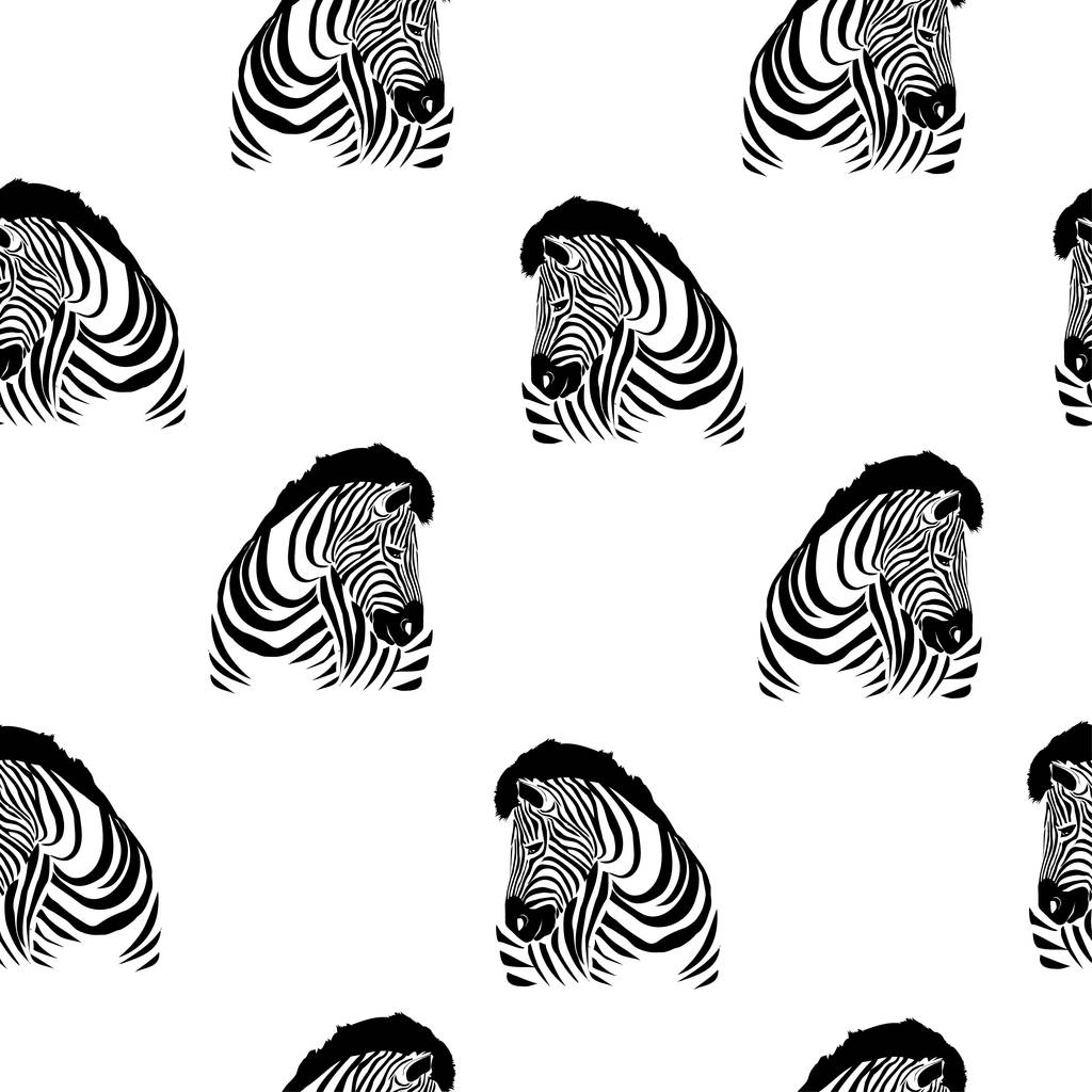 Зебра, животное, вектор, иллюстрация
 - Вектор,изображение
