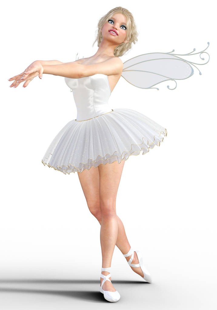 3D балерина с крыльями
. - Фото, изображение