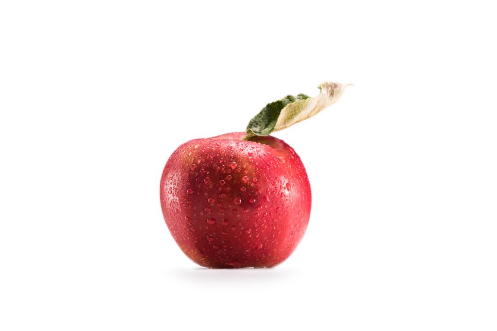 pomme mûre avec gouttes d'eau
 - Photo, image