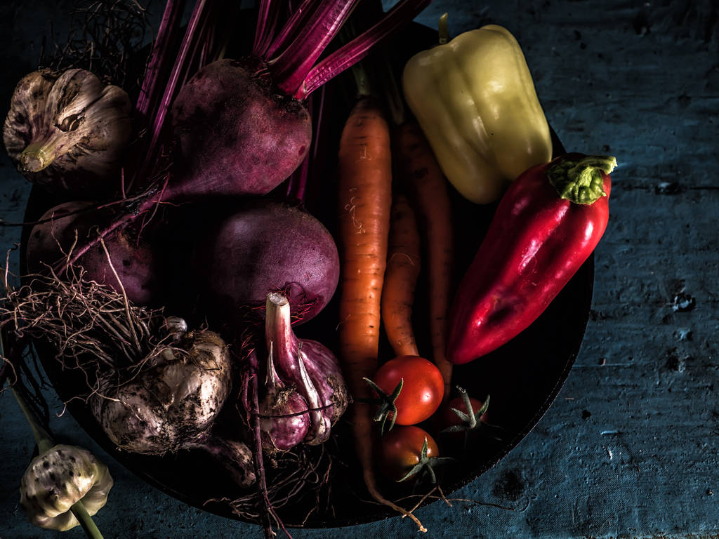 Zelenina ingredience boršč čerstvé sklizně, zdravé stravování - Fotografie, Obrázek