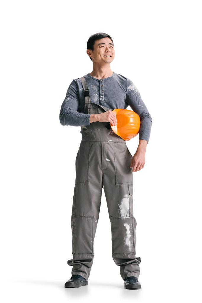 construction worker in overall and helmet - Photo, Image