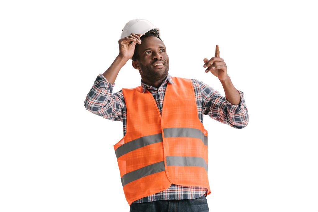 construction worker in safety vest - Photo, Image
