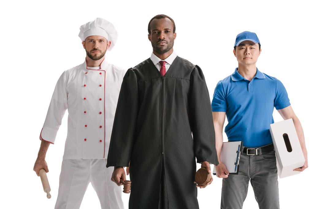 judge, chef and courier - Photo, Image