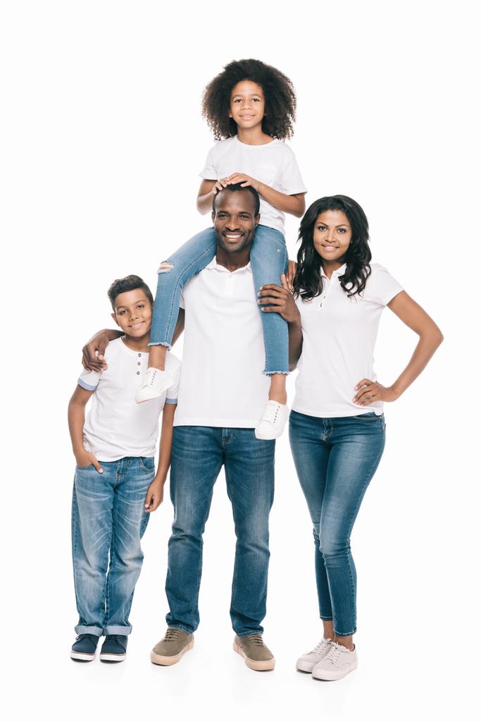 Афро-американських щаслива родина  - Фото, зображення