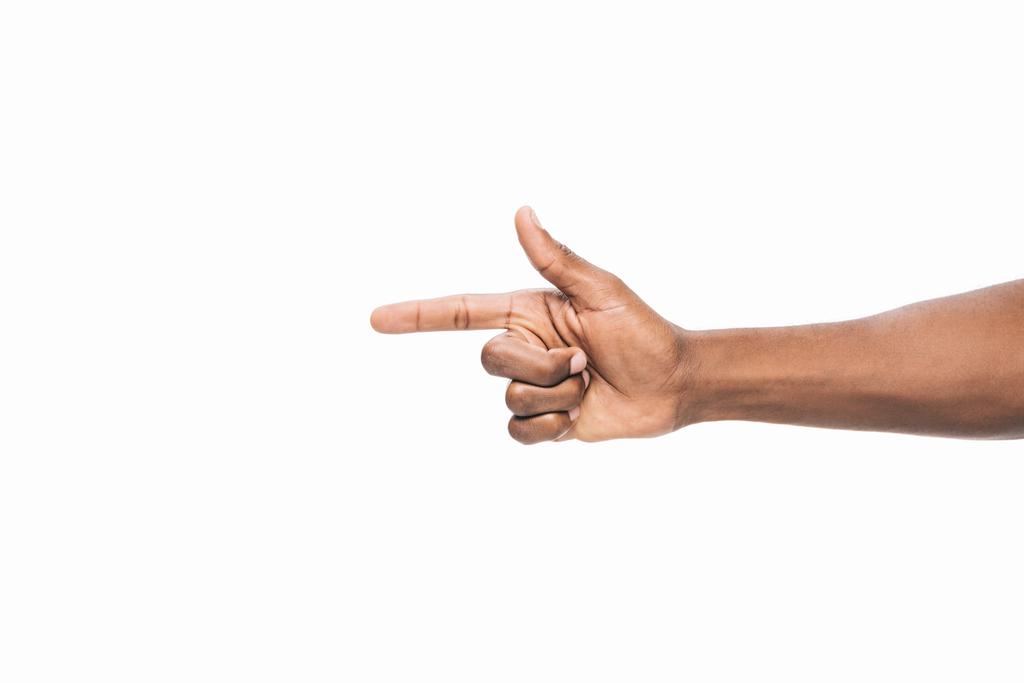 person pointing away with finger - Photo, Image