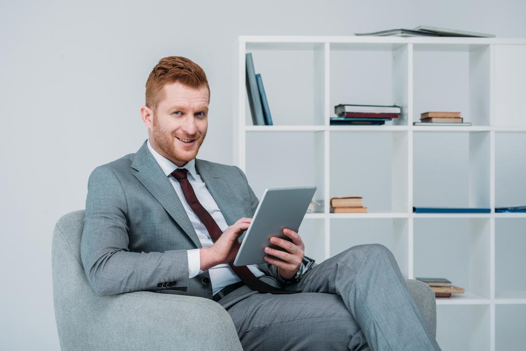 businessman using digital tablet - Photo, Image