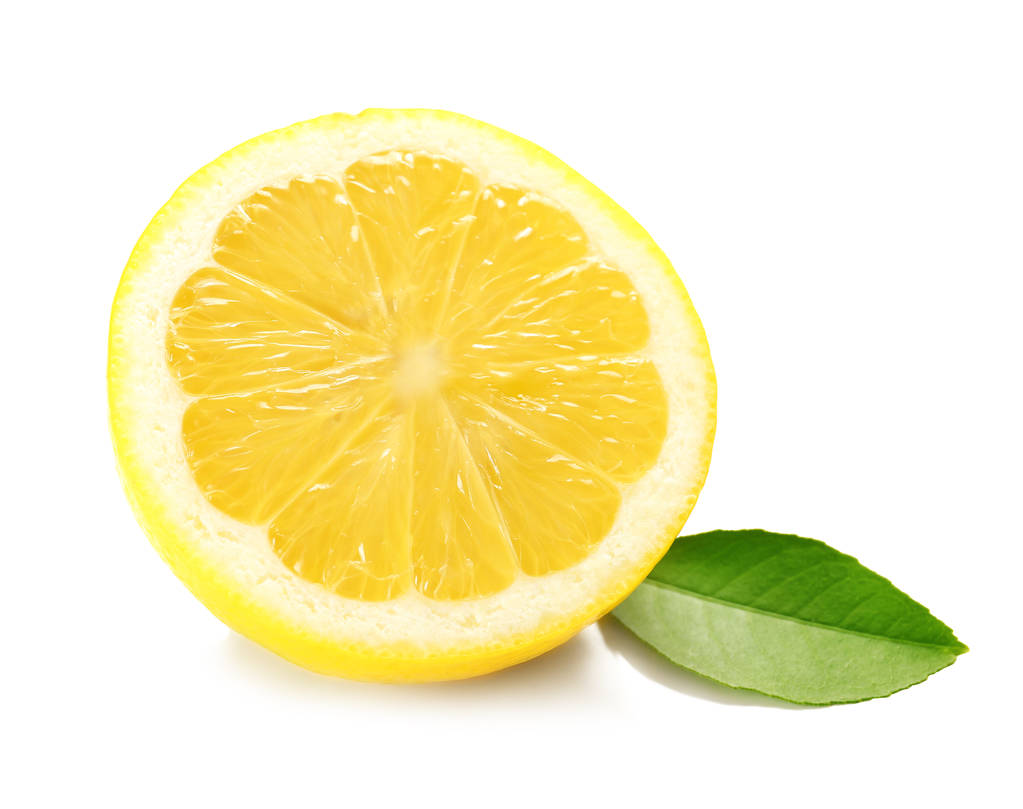 新鮮なレモンの半分 - 写真・画像