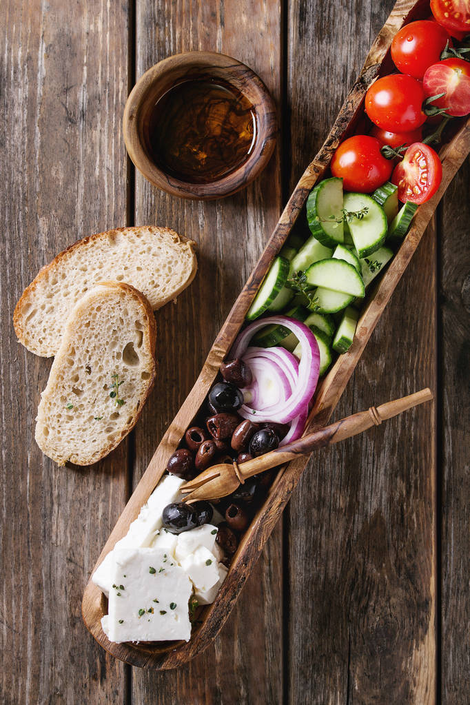 Yunan salatası için malzemeler - Fotoğraf, Görsel