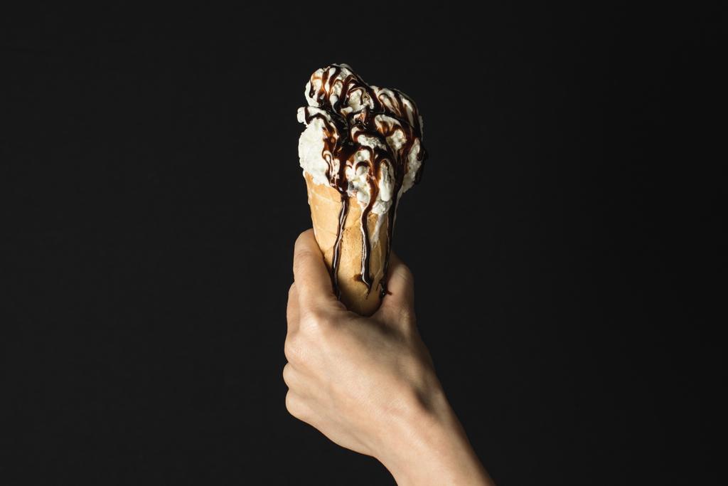 zmrzlina s polevou  - Fotografie, Obrázek