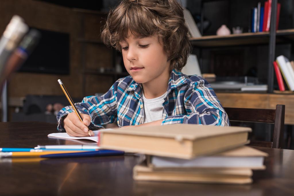 child doing homework - Photo, Image