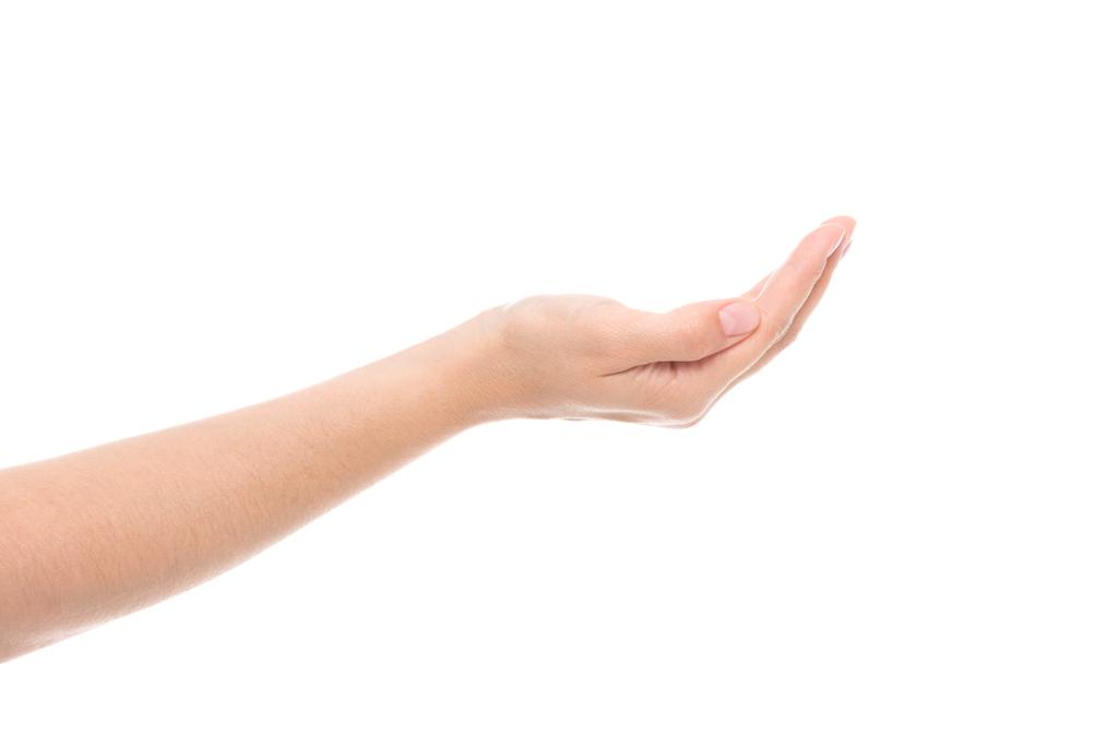 Обрезанный снимок женской руки
 - Фото, изображение