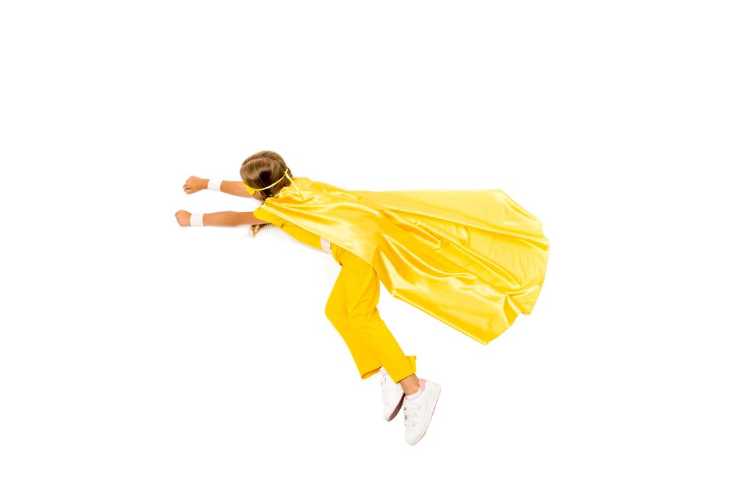 Menina super-herói voando
 - Foto, Imagem