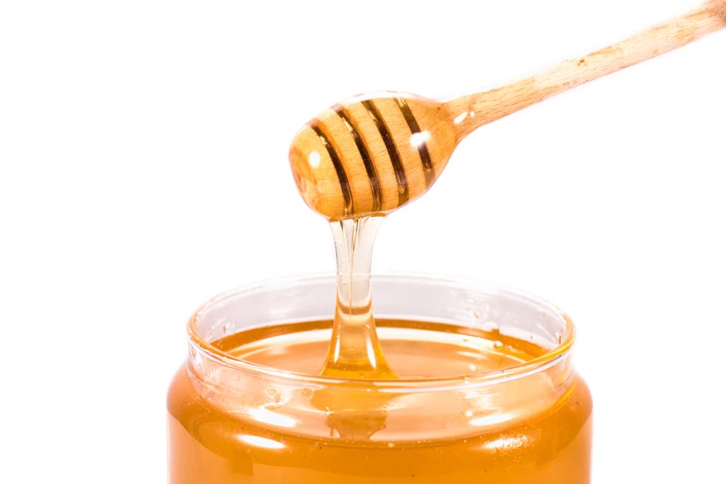 fresh honey in glass jar - Photo, Image