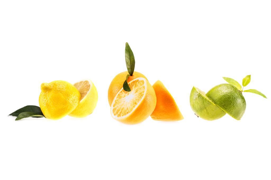 Лимон, апельсин и лайм
 - Фото, изображение
