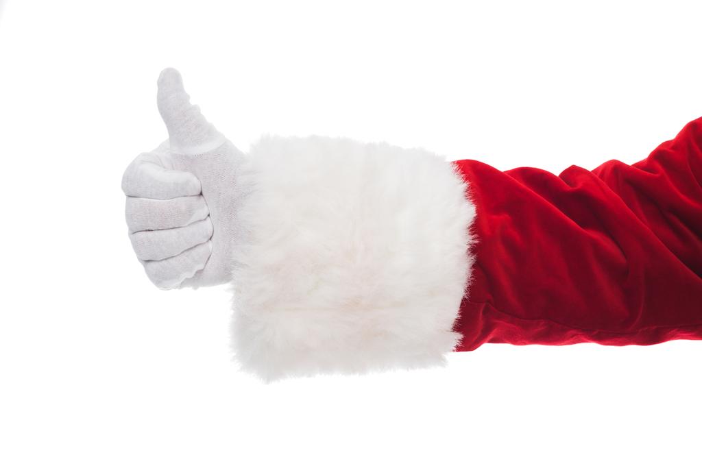 Père Noël montrant pouce levé
 - Photo, image