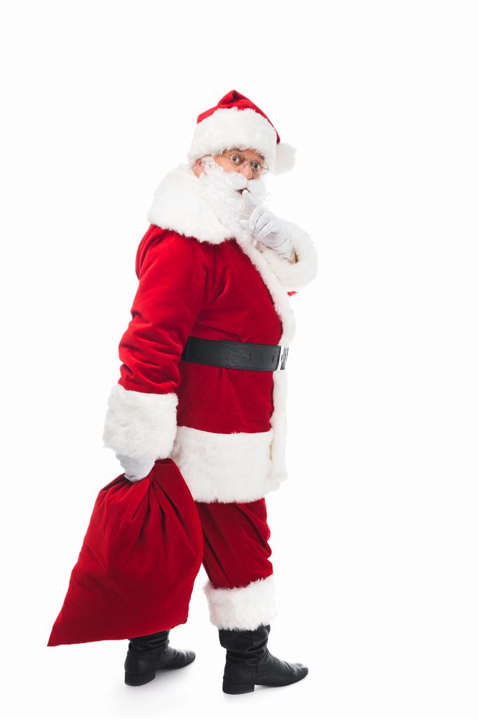 Santa Claus con bolsa
 - Foto, imagen