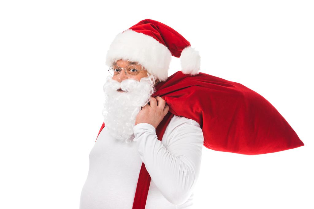 Santa Claus con bolsa
 - Foto, imagen