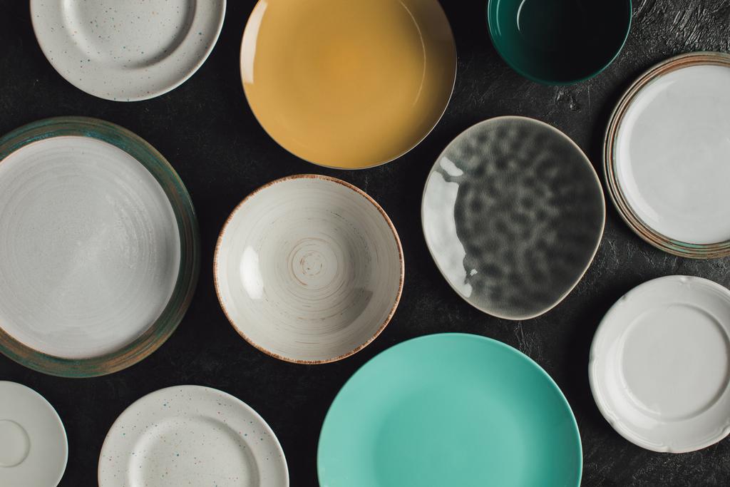 various ceramic plates - Photo, Image