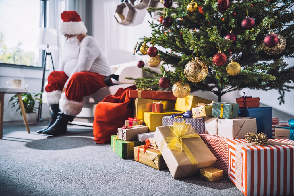 christmas tree and gifts - Photo, Image