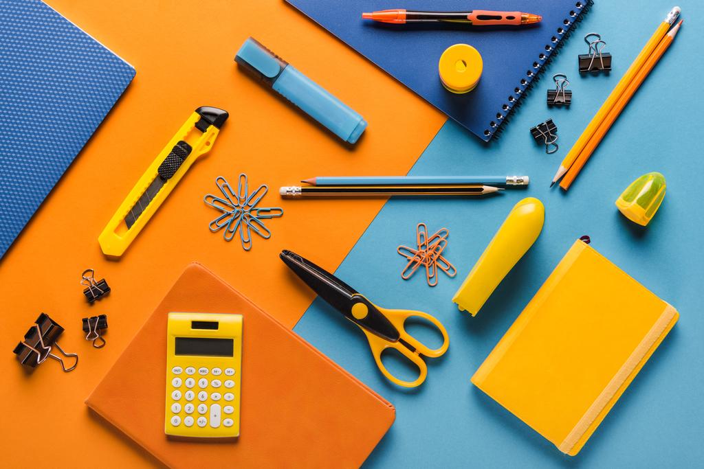 composition of school supplies - Photo, Image